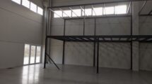 Detalle de la estructura interior del pabellón industrial en alquiler en Oiartzun
