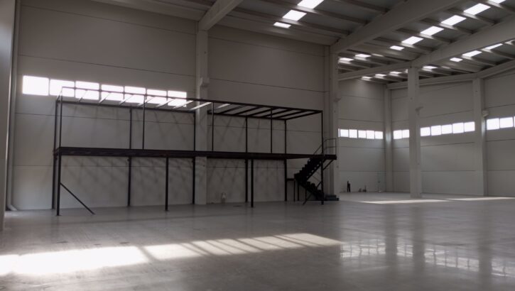 Estructura interior del pabellón industrial en alquiler en Oiartzun